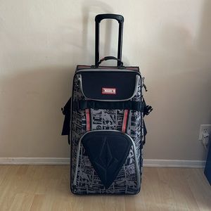 Volcom luggage 31”x17”x8” suitcase